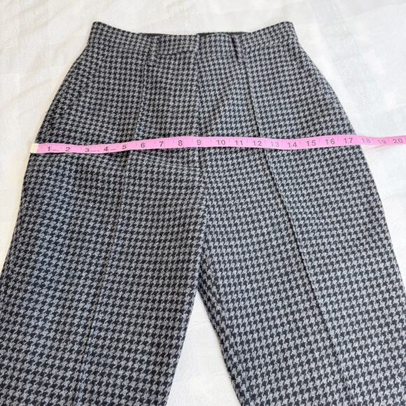Nanushka Juliet Wool Houndstooth Pants Grey Size S Wool Blend - Picture 8 of 16